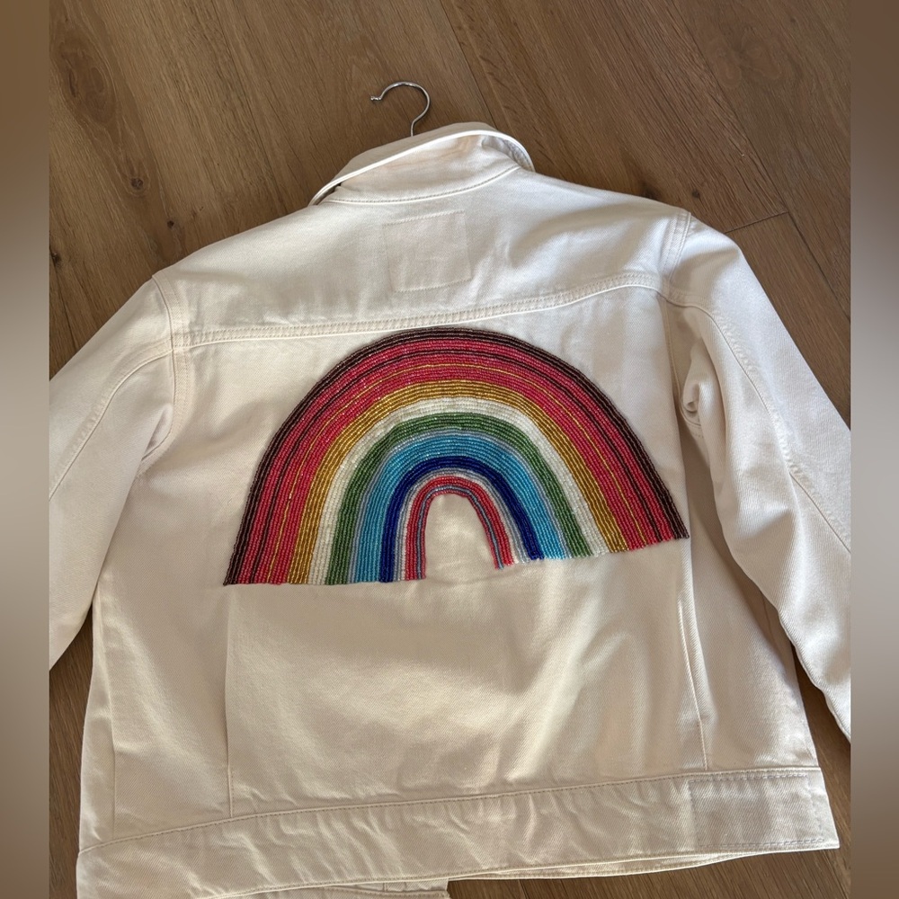 MOTHER beaded Rainbow jacket